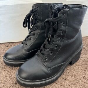 Lace Up Combat Boots